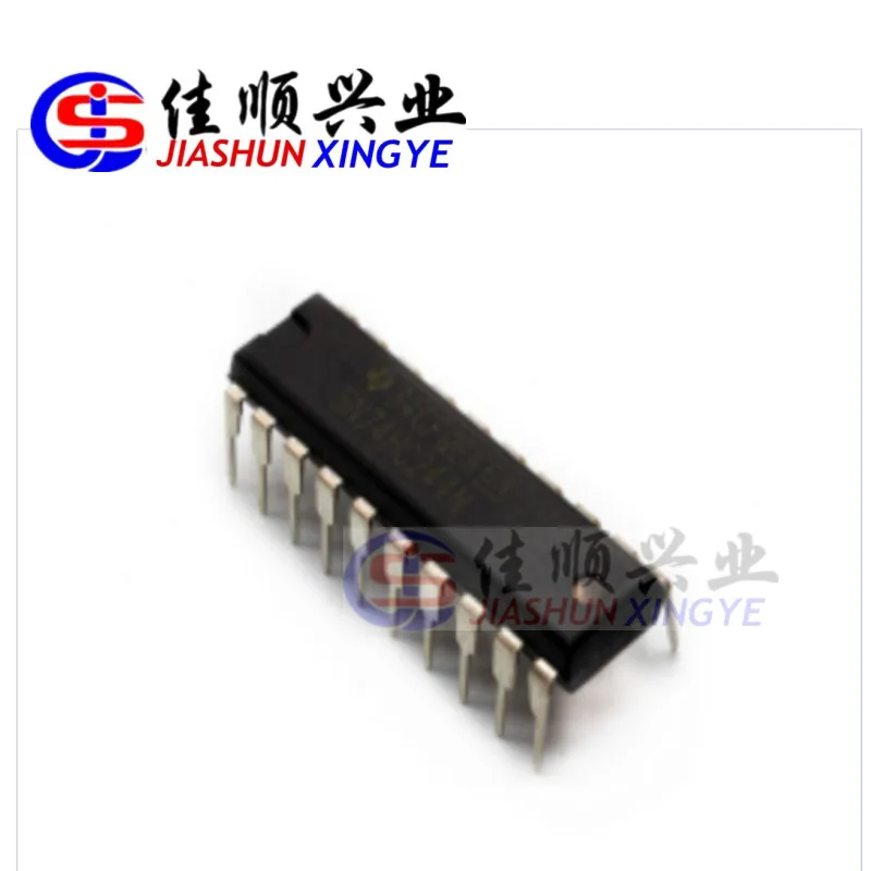 SN74HC244N  Buffer, Non-Inverting 2 Element 4 Bit per Element 3-State Output 20-PDIP IC BUFFER NON-INVERT 6V 20DIP