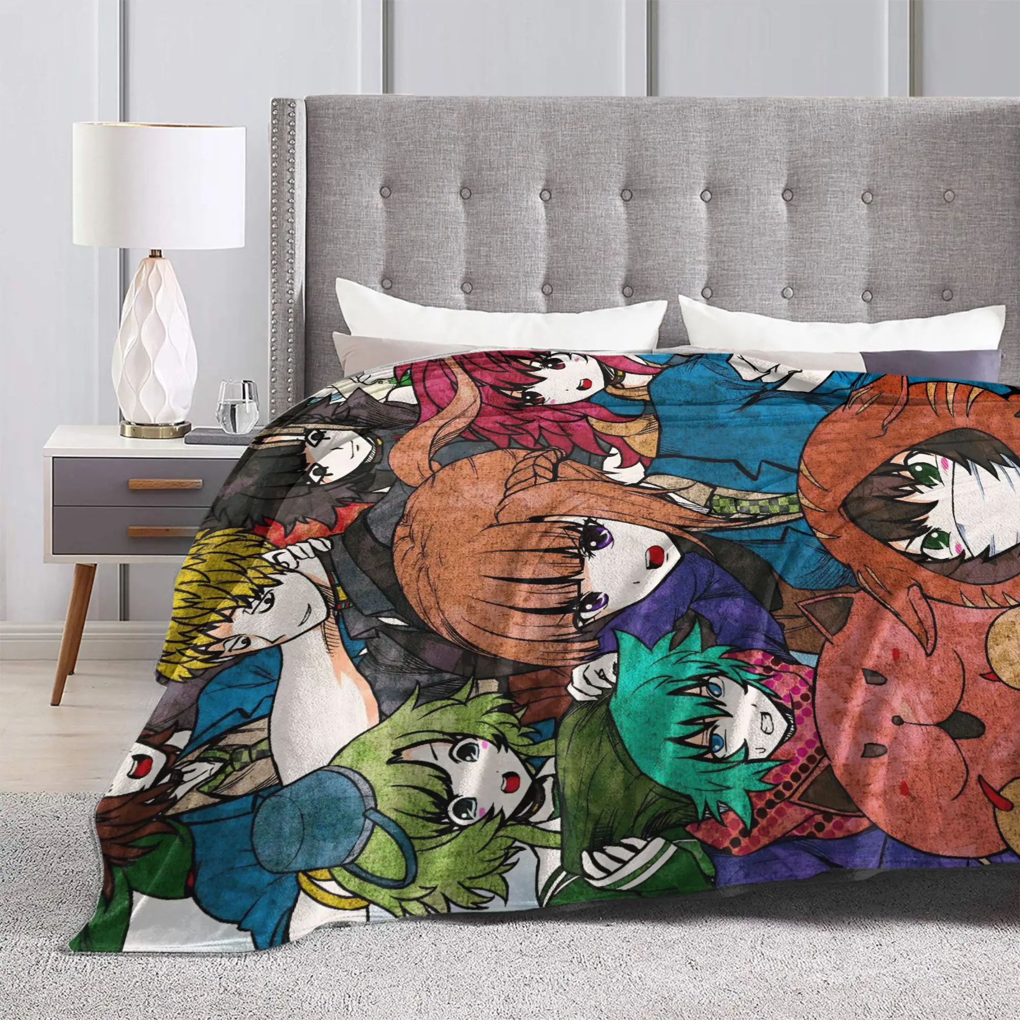 شين سو Idk سارة بطانية دافئة دورك للموت لعبة السفر أفخم الفراش يلقي الأريكة كرسي الفانيلا المفرش أريكة غطاء سرير