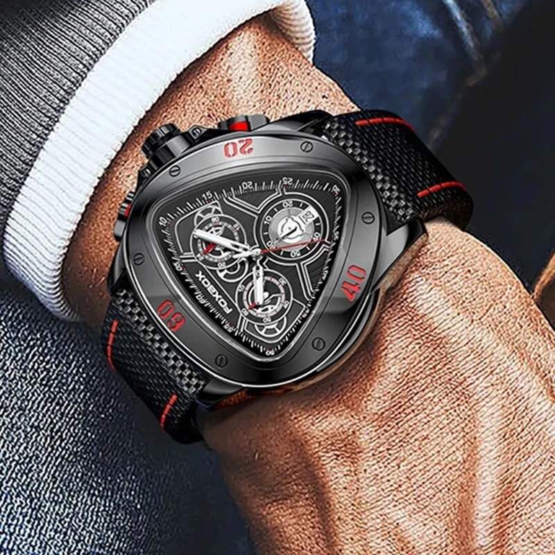 2024 Top Brand Luxury Big Dial Chronograph Quartz Watch Men Sports Watches Military Male Wrist Watch Clock Man Relogio Masculino