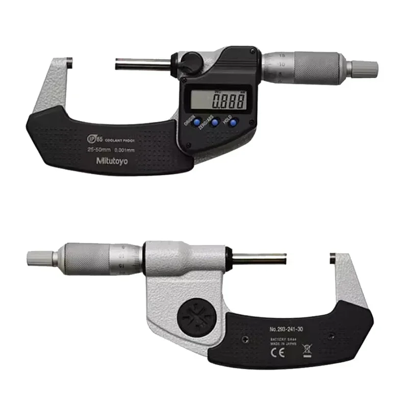 Mitutoyo original 293-241-30 MDC-50PX 293-231-30 MDC-50MX range 25-50mm metric IP65 Digital Outside Micrometer