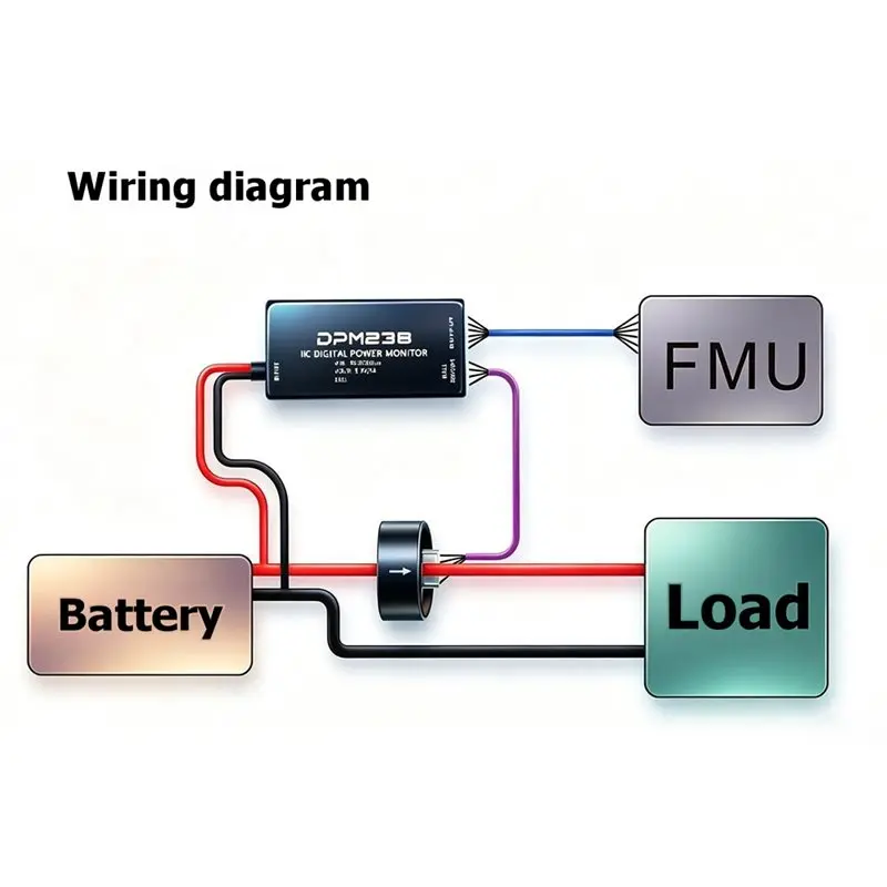 [B24B!】 DPM238 Digital I2C Hall Current Sensor For PIXHAWK PX4