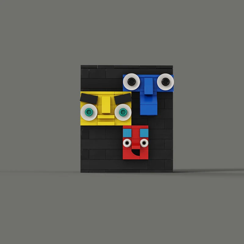 

171 шт. MOC Creator MonsterPenHolder Химерный функциональный стол DIY Модель Строительные блоки Игрушки на день рождения Подарок