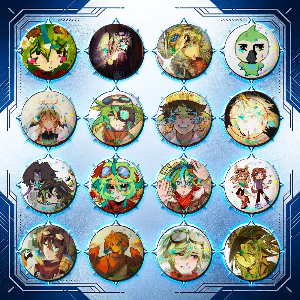 For ParrotX2 Badge Cover Pin DIY Insignia 75mm Button Emblem Round 25mm Hat Cap Laser Film