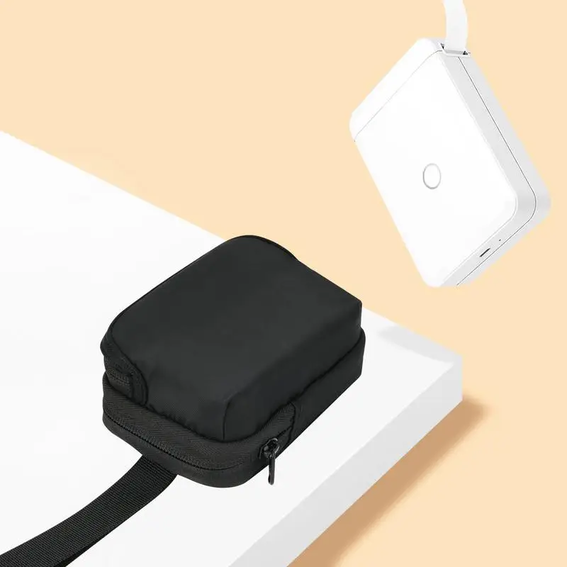 Carrying Case For Label Printer Waterproof Label Printer Storage Bag Portable Label Printer Carrying Bag For Label Tape Charger