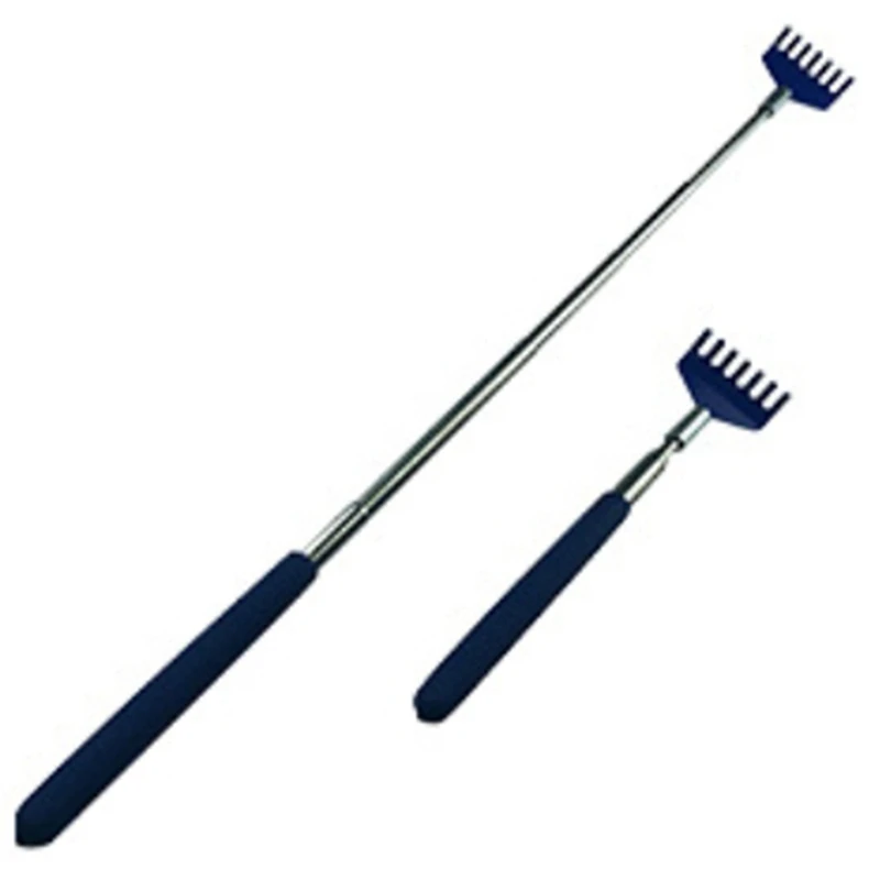 2 Pack Portable Extendable Back Scratcher, Metal Stainless Steel Telescoping Back Scratcher Tool With Carrying Bag