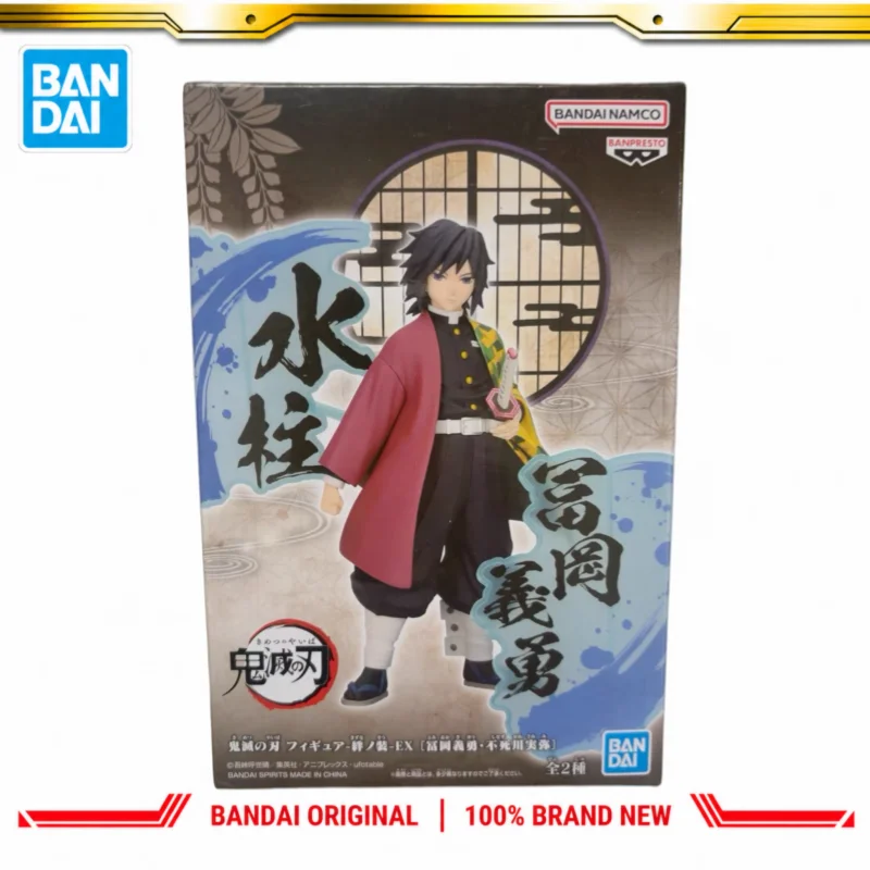 

In Stock Bandai Original Banpresto Demon Slayer Tomioka Giyuu Action Figure Model Doll Brand New Boxed Anime Characters Toys