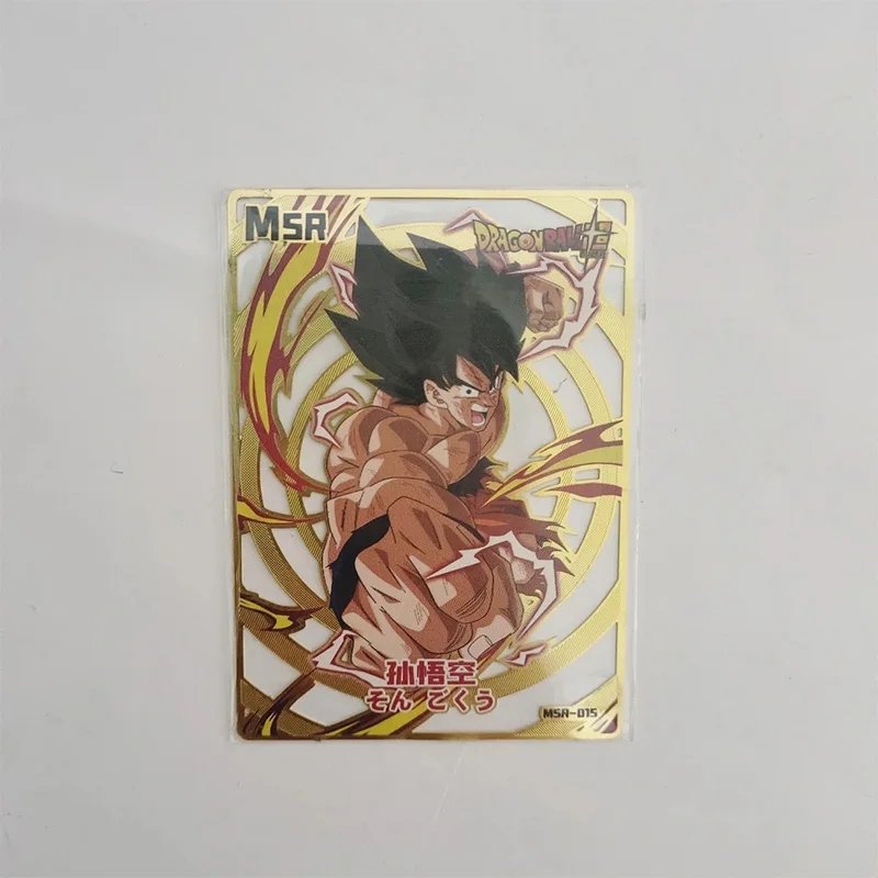 أنيمي لعبة دراغون بول SSP EX MSR بطاقات Son Goku Gogeta Vegeta Iv Frieza تحصيل بطاقات عيد الميلاد هدايا عيد الميلاد لعب الأطفال