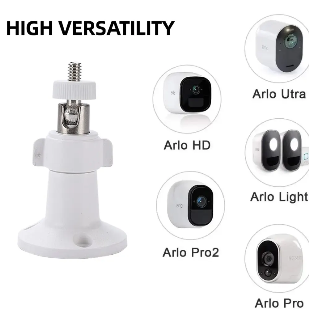 حامل جداري معدني قابل للتعديل للاستخدام الداخلي والخارجي متوافق مع كاميرا CCTV Arlo Ultra/Pro/Pro 2/Pro 3 وغيرها #5