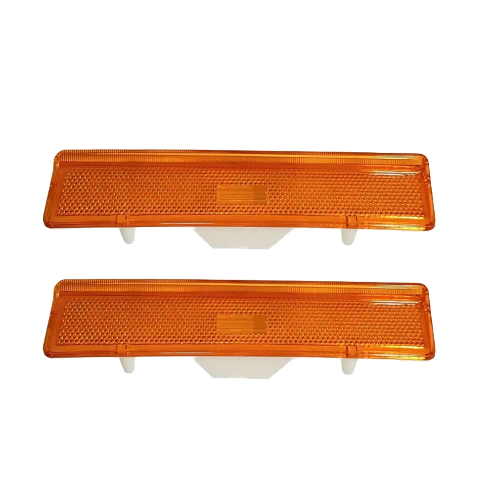 For Ford F-150 1980-1986 Turn Signal Lens Side Marker Housing Lens Color-Yellow Replacement Side Marker Housing No Bulb