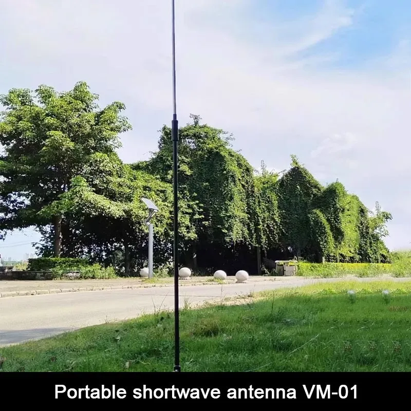 VM-01 5MHz-50MHz Portable Vertically Retractable Shortwave Antenna For G90 X6100 Shortwave Radio
