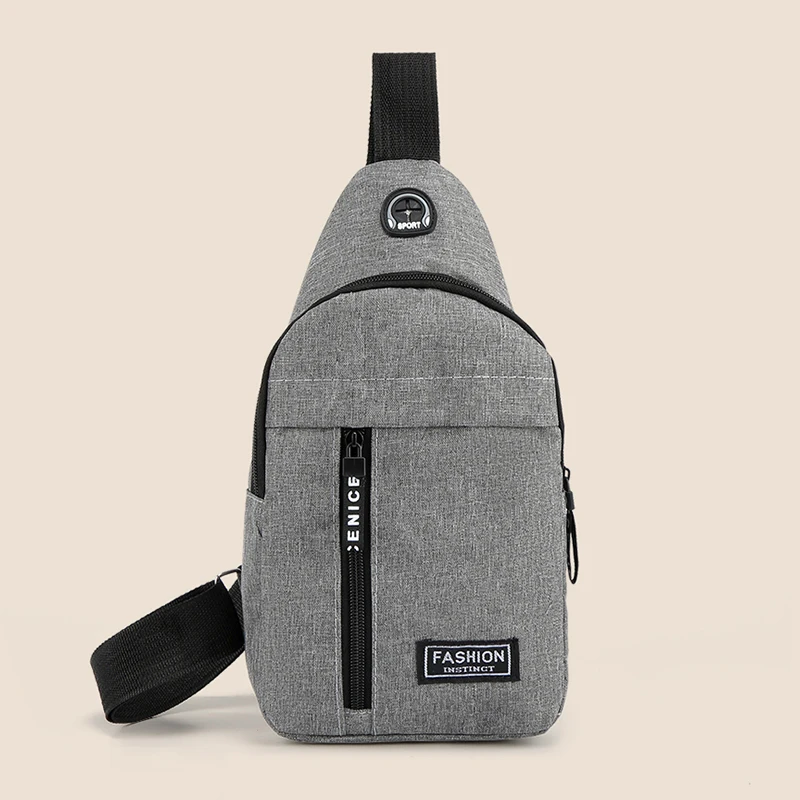 1 حقيبة صدر للرجال حقيبة كروس مع أحزمة كتف قابلة للتعديل وسحاب للإغلاق وجيوب متعددة - حقيبة كاجوال ذات غلاف ناعم su #5