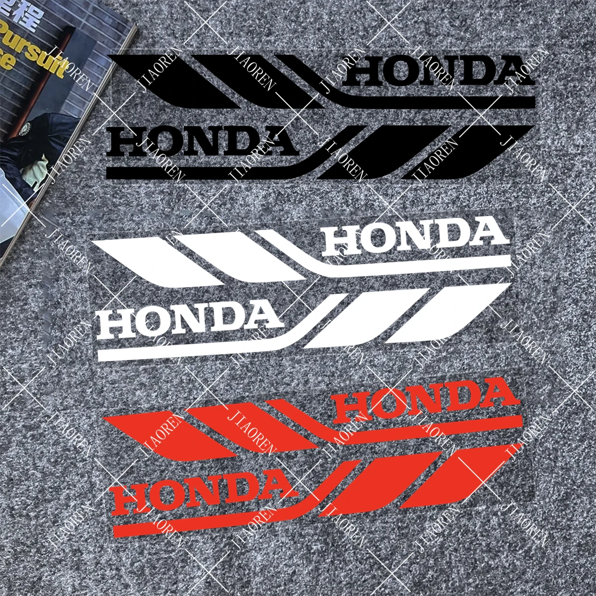 

Хэллоуин Хонда логотип эмблема наклейка светоотражающий корпус мотоцикла передний бампер водостойкая виниловая наклейка