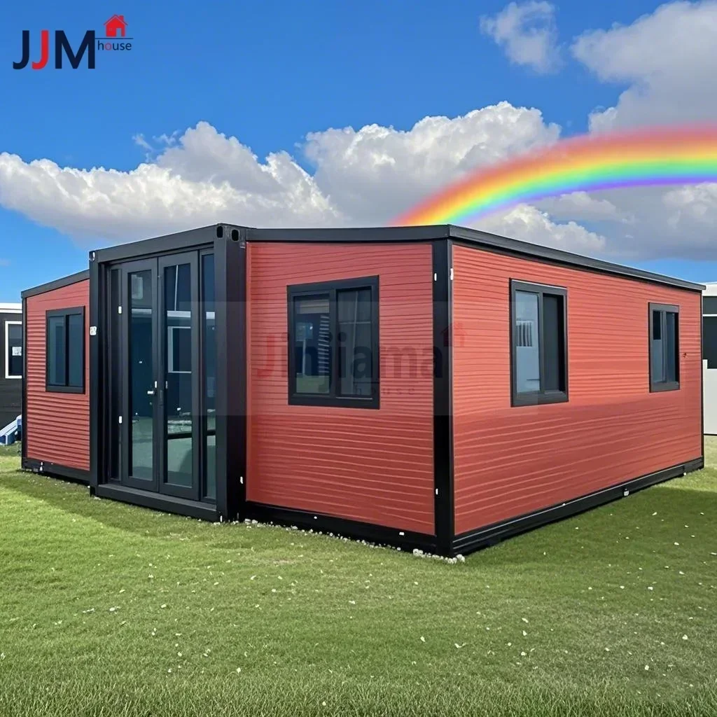 Customized Ready Made 20Ft 40Ft Luxury Prefab Villa Mobile Expandable Container House Soundproof Prefabricated Tiny Home 2 3 4 5