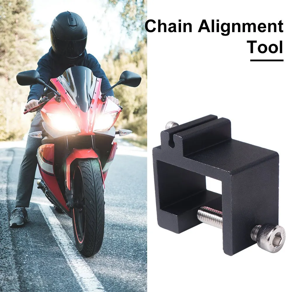 Universal Motorcycle Chain Alignment Tool Quick Accurate Metal Sprocket Alignment Tool Heavy Duty Straightening