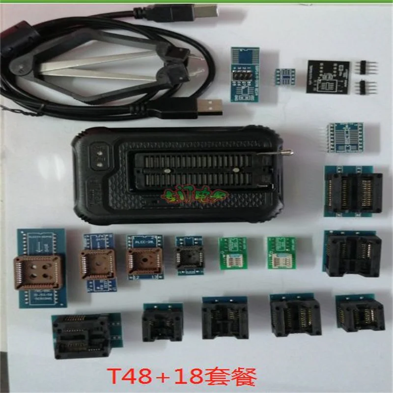 XGecu T48 High Speed USB Programmer EMMC SPI NOR NAND Network Liquid TV Online ISP