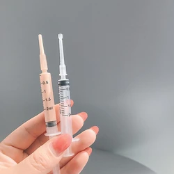 10/20/30/50ml 2ml Transparent Graduated Syringe Dispenser Plastic Needle Travel Portable Perfume Bottle Dispensing Tool