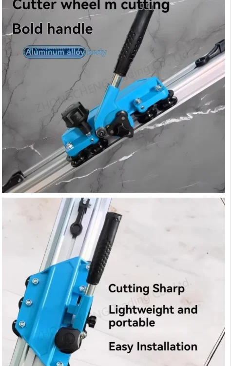 Cutting Machine Grade Seven Axis Three Knife Wheel Tile Rock Plate Large Plate Track Push Knife Manual Cutting Machine