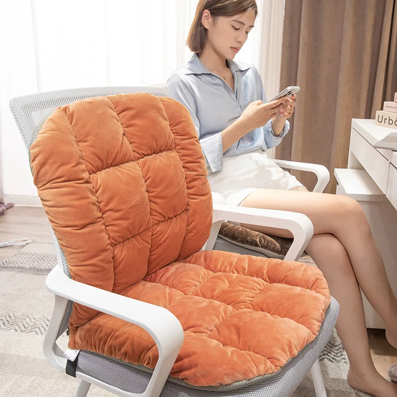 Seat Cushion Electric Heated Office Thick Chair Back Cushion Sedentary Student Chair Cushion Student Dormitory Lumbar Support