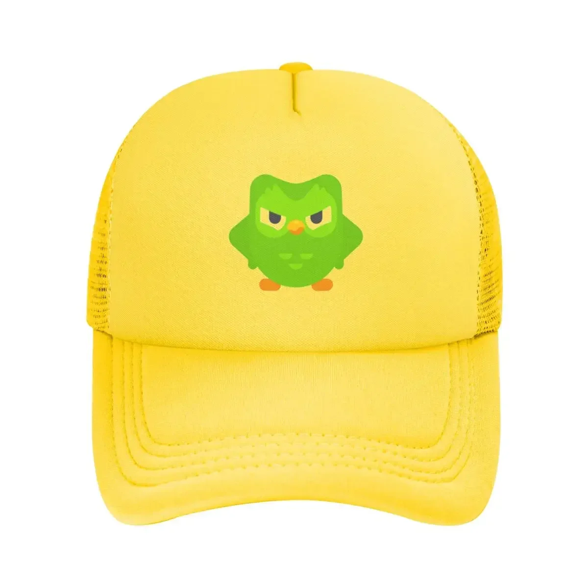 

Duolingo Owl Duo Mesh Baseball Caps Snapback Fashion Baseball Hats Breathable Casual Casquette Outdoor Unisex