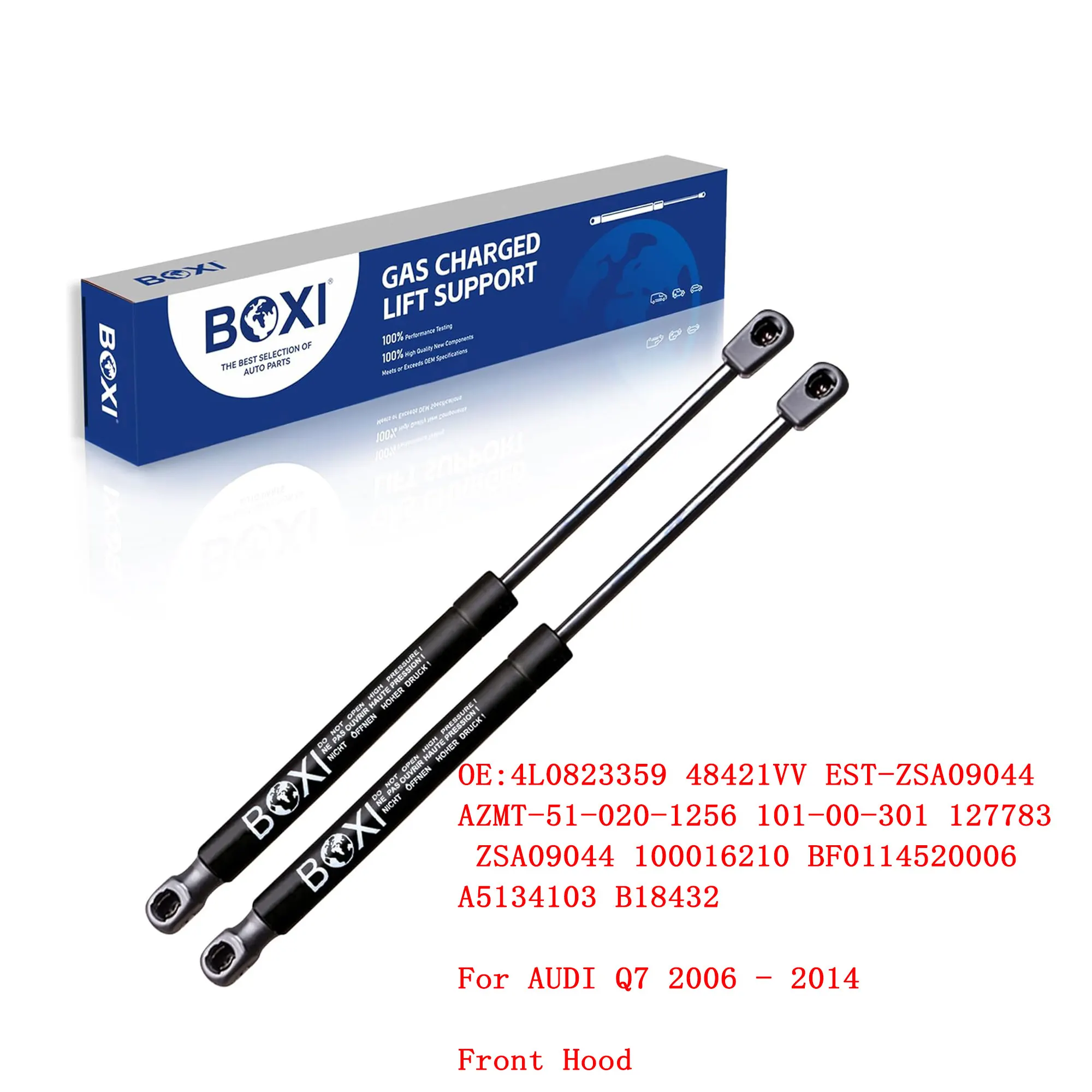 

2Pcs Front Hood Gas Spring Shock Lift Strut Support Bar Rod 48421VV GF-1932 For AUDI Q7 2006 - 2014 4L0823359 48421VV Lift Strut
