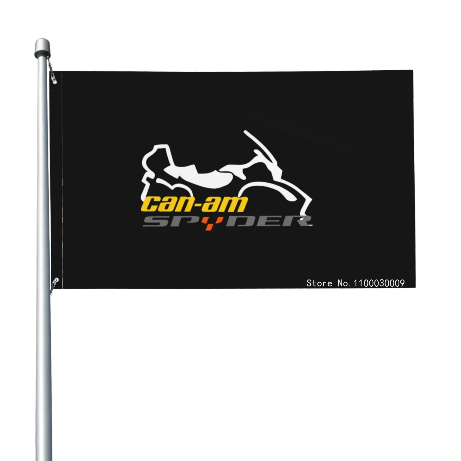 Brp Can-Am Spyder Roadster Motorcycle Logo Flag Banner Parade Outdoor Vivid Color Sport Outdoor Business Advertisement