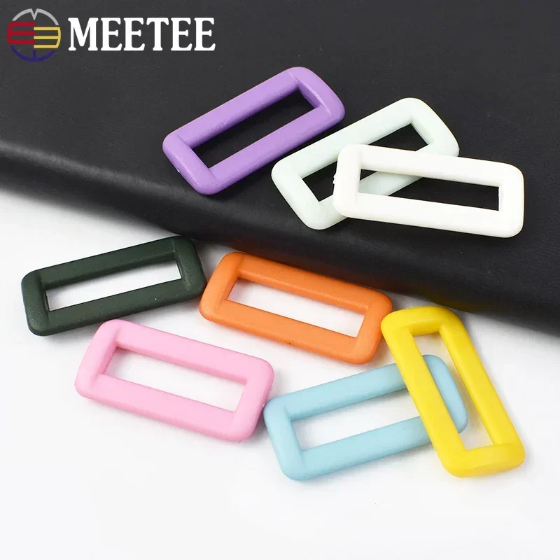 15/20/25/30mm Plastic Ring Buckles for Bag Strap Webbing Belt Clasp Backpack Adjuster Loops DIY Garments Sewing Accessories