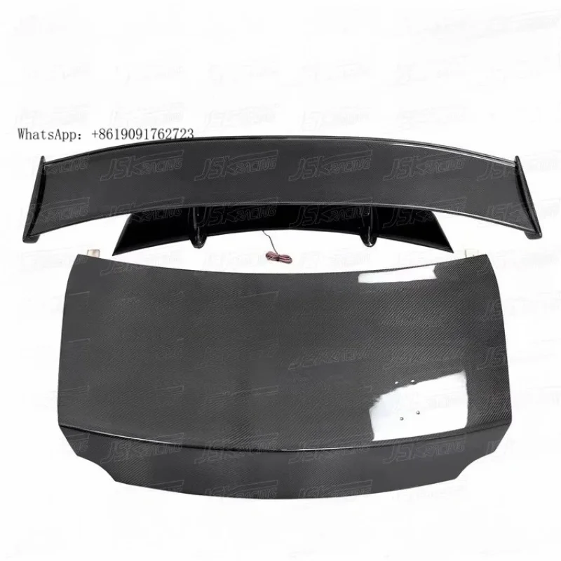 

TOP SECRET STYLE HALF CARBON FIBER REAR SPOILER and CF TRUNK for 2008-2020 GTR R35custom
