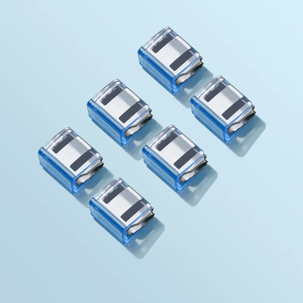 1/10pcs Reusable Push Clips Clear No-Damage Paper Clips Invisible Page Corner Anti-Curl Pants Leg Fixing Clips