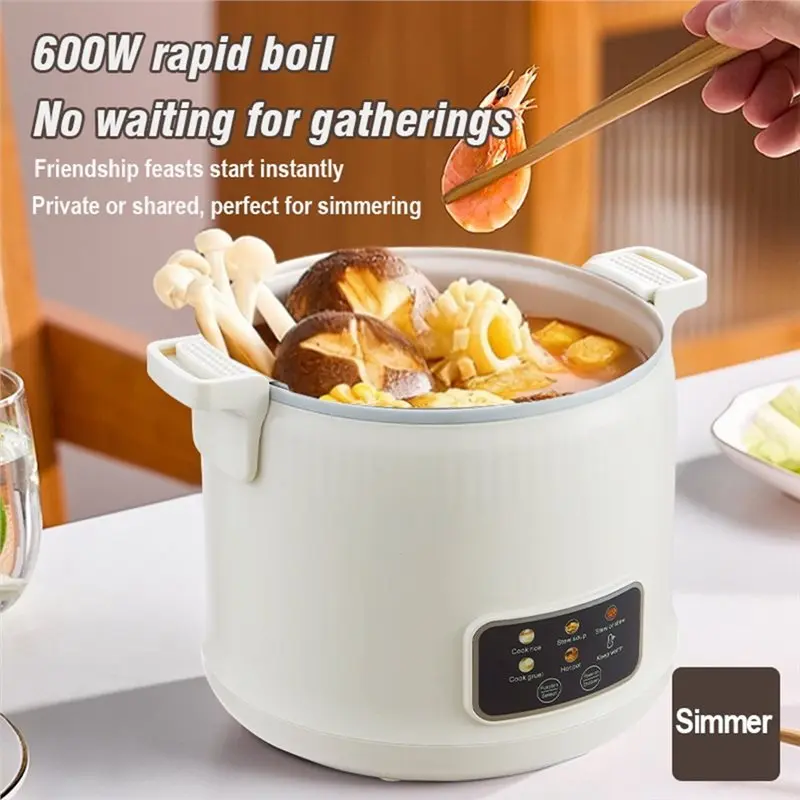 1.8L Micro Pressure Rice Cooker For 1-2 People, Multifunctional Hot Pot, Porridge, Soup, Electric Rice Cooker EU Plug-A77G