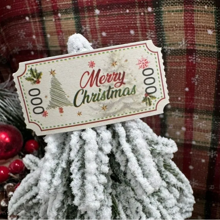 500 قطعة عيد الميلاد كرنفال اليانصيب القبول تذكرة بطاقة عيد الميلاد الديكور 2025 عيد الميلاد عطلة السحب تذكرة السنة الجديدة هدية 2026 أطفال #2