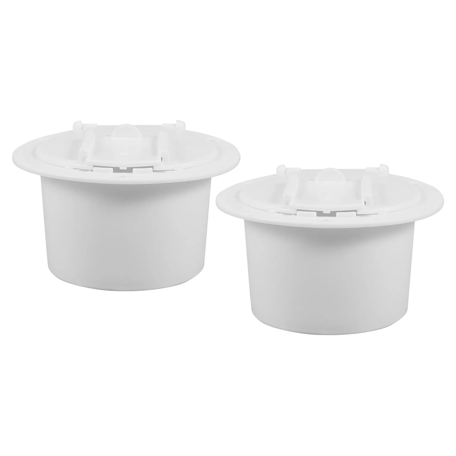 2Pcs Rv Boat Round Cable Hatch Heavy Duty Plastic Marine Waterproof Cable Entry Hatch Deck Gland Wire Outlet Cover Camper