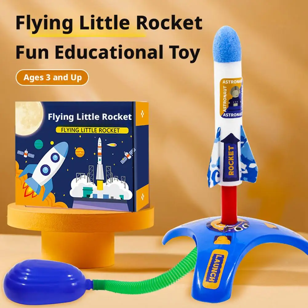 

Air Rocket Foot Pump Launcher Outdoor Air Pressing Pedal Soaring Rocket Toy Air Powered Rocket Launcher Game Children Toy Gifts