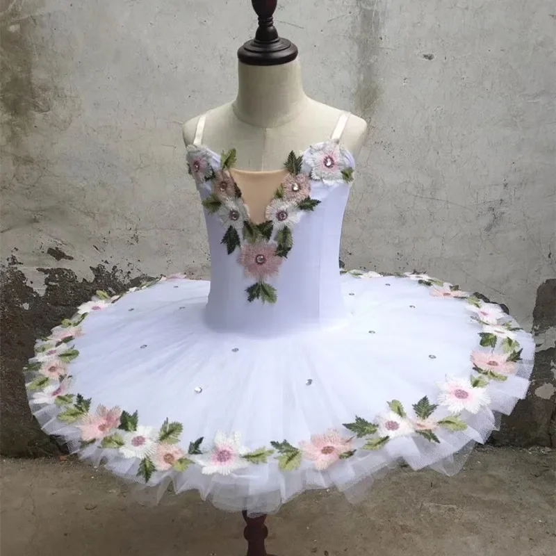 Tutu de Ballet Professionnel pour Enfant Fille et Adulte, Costumes de brev, Robe de Ballet