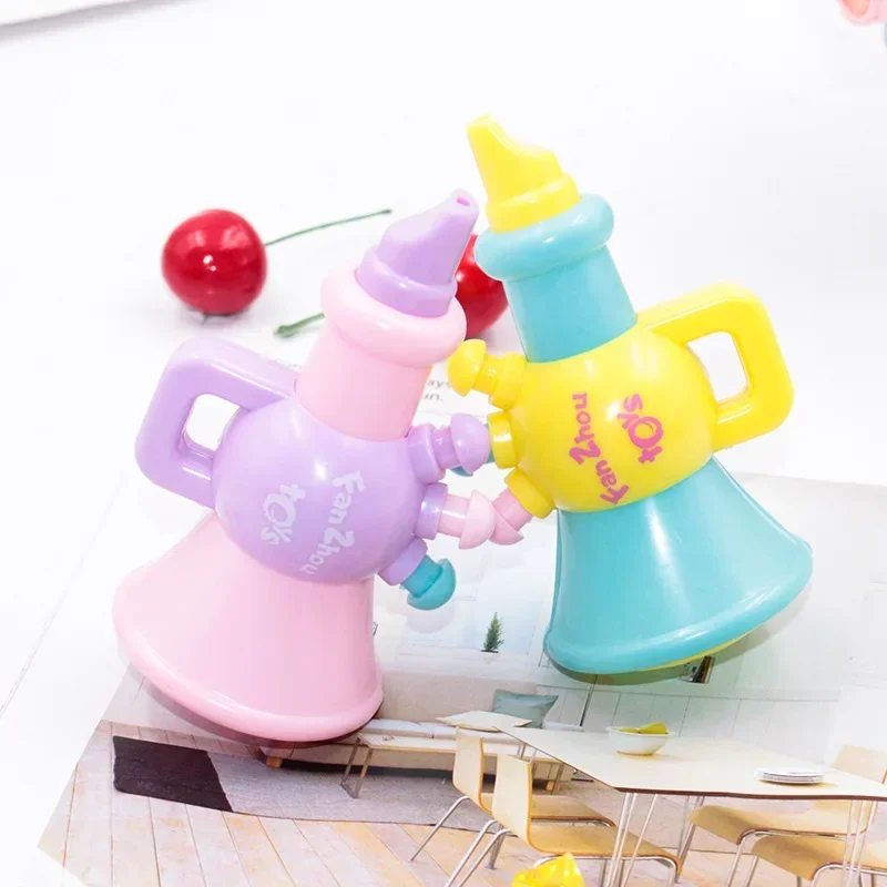 1pc Baby Horn Instrument Toy Music Toys Early Education Toy Kids Colorful Intellectual Developmental Vocal Toy for Children Gift