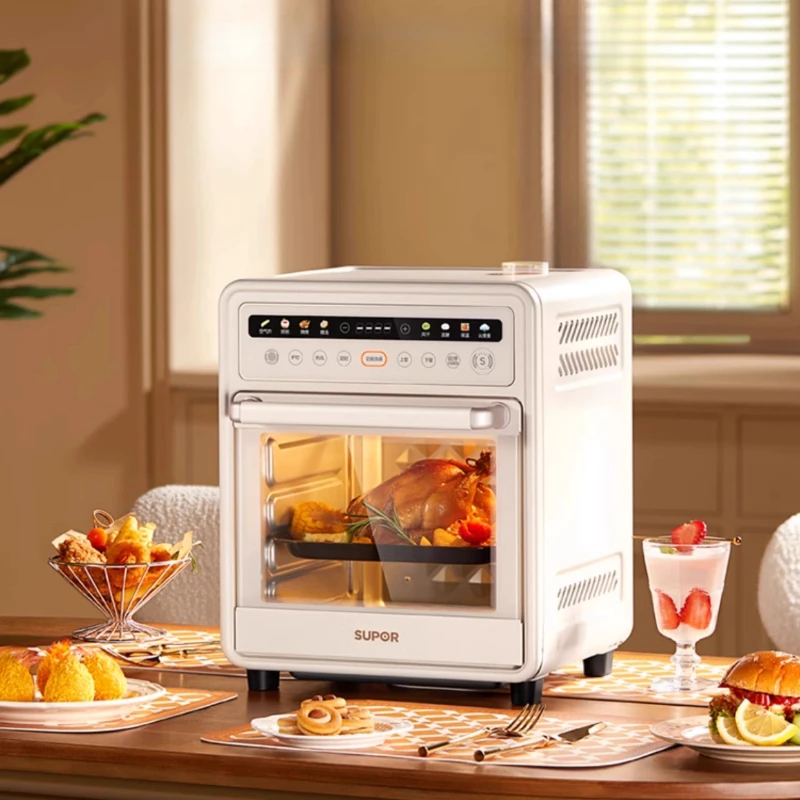 2025 New Small All-in-One Household Appliance: Electric Oven & Air Fryer with Microwave and Steam-Roasting Capabilities