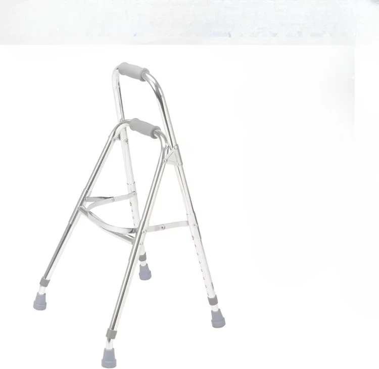 Comfort Height Adjustable Folding Aluminum Side Type Single Arm Walker Half Adult Walker