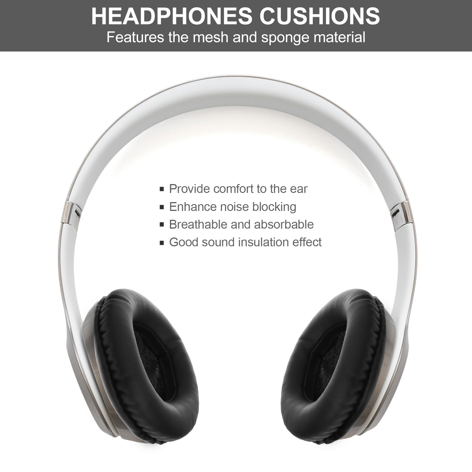 

Replacement Ear Pads Cushion Compatible For Panasonic RP-DH1200 & -2000 -1500 & 205 HD225 & MDR-V700DJ V700 Headphone