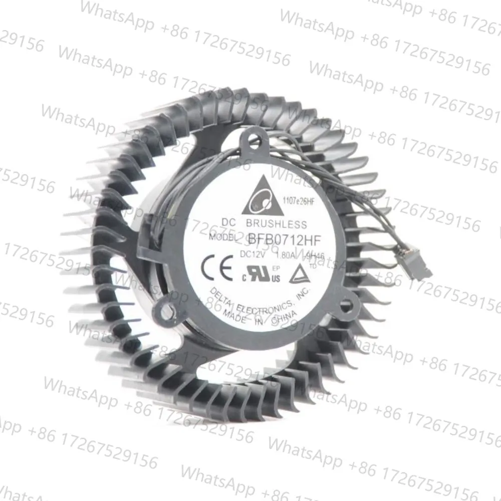 Original for delta BFB0712HF New original double ball pitch equilateral 38mm fan blade diameter 63mm 4P plug graphics card fan
