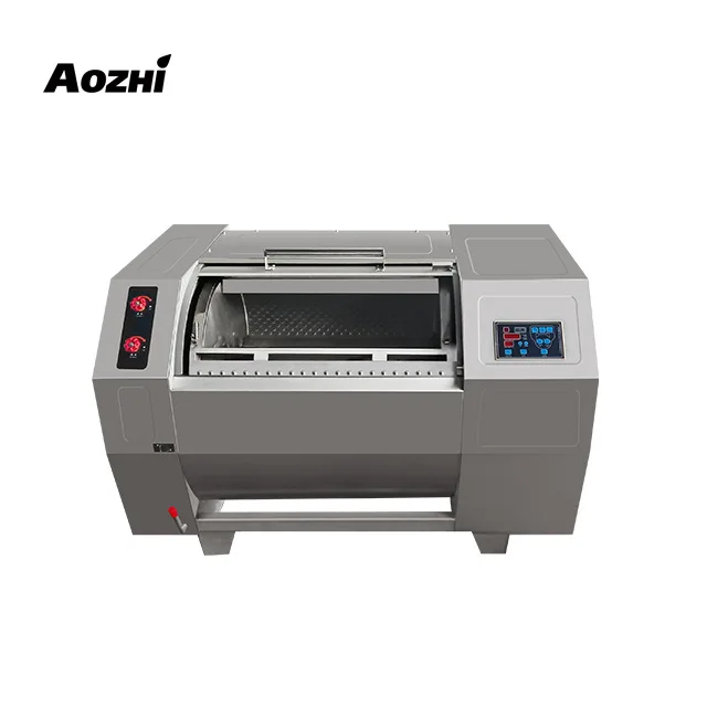 Machine à laver industrielle horizontale en acier inoxydable, 30kg, lavage sans déshydratation, vêtements, équipement de vente chaude