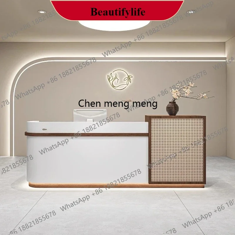 

reception counter desks logo reception table for the beauty salon cash register luxury church pulpit mostrador office furniture