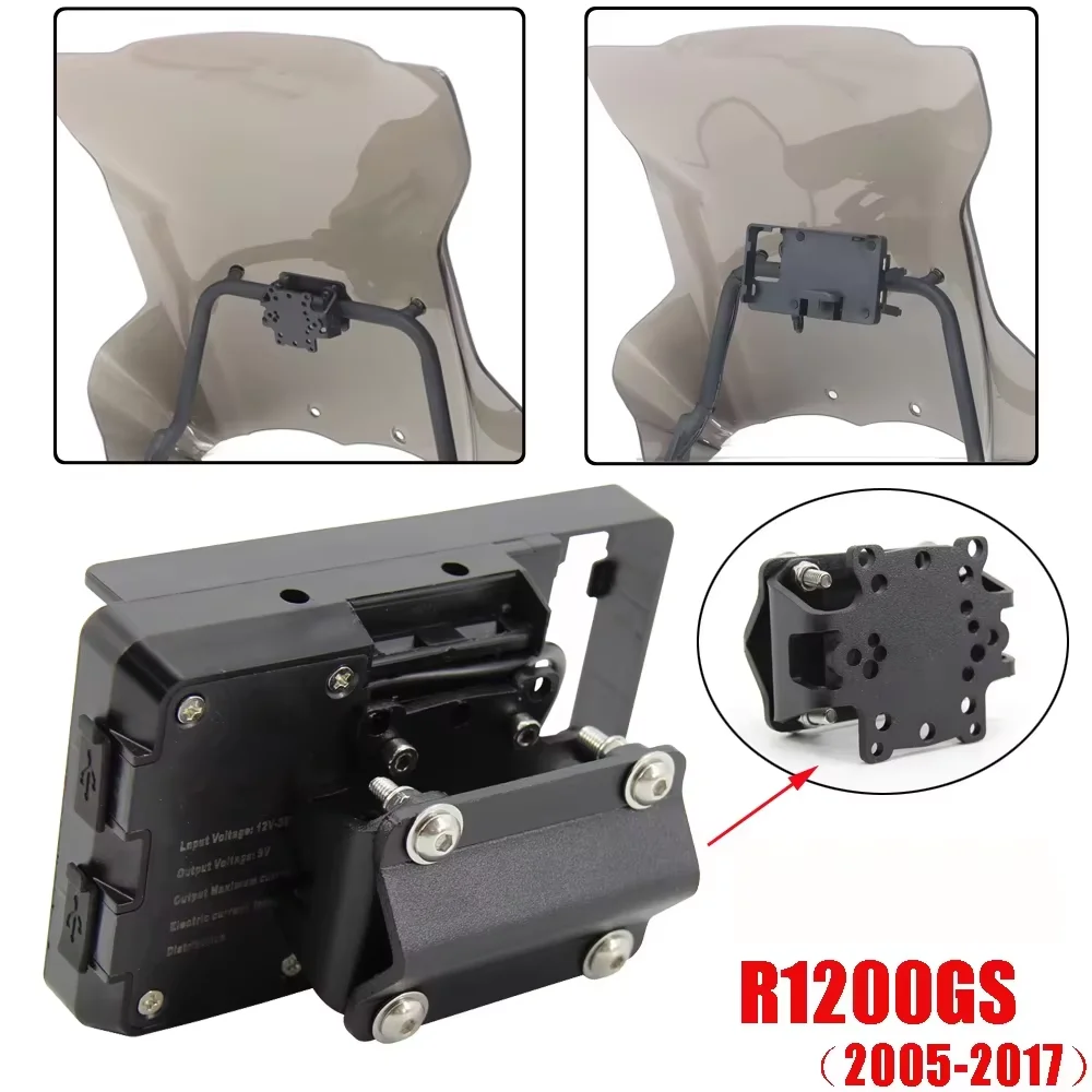 

Motorcycle GPS Phone Navigatio Bracket Holder Support For BMW R 1200 GS R1200GS R1200 Adventure 2005-2017