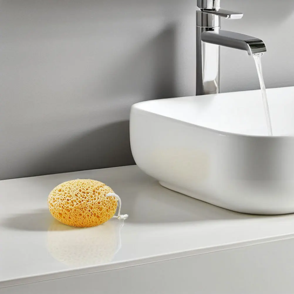 

4pcs Honeycomb Bath Sponge Exfoliating Body Scrubber For Shower Reusable Loofah Puff Bathing Cleansing Skin Polisher Body Wash