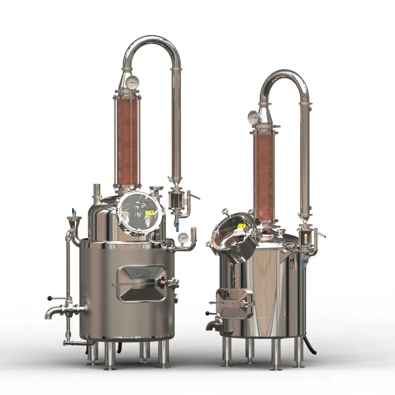 Gourd copper distiller commercial essential oil equipment for refining hydrosol