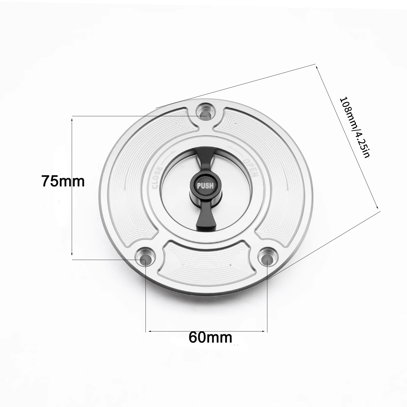 For SUZUKI GSXR 1300/Hayabusa 2008 - 2013 Motorcycle Fuel Tank Cap Gas Cap Cover Keyless