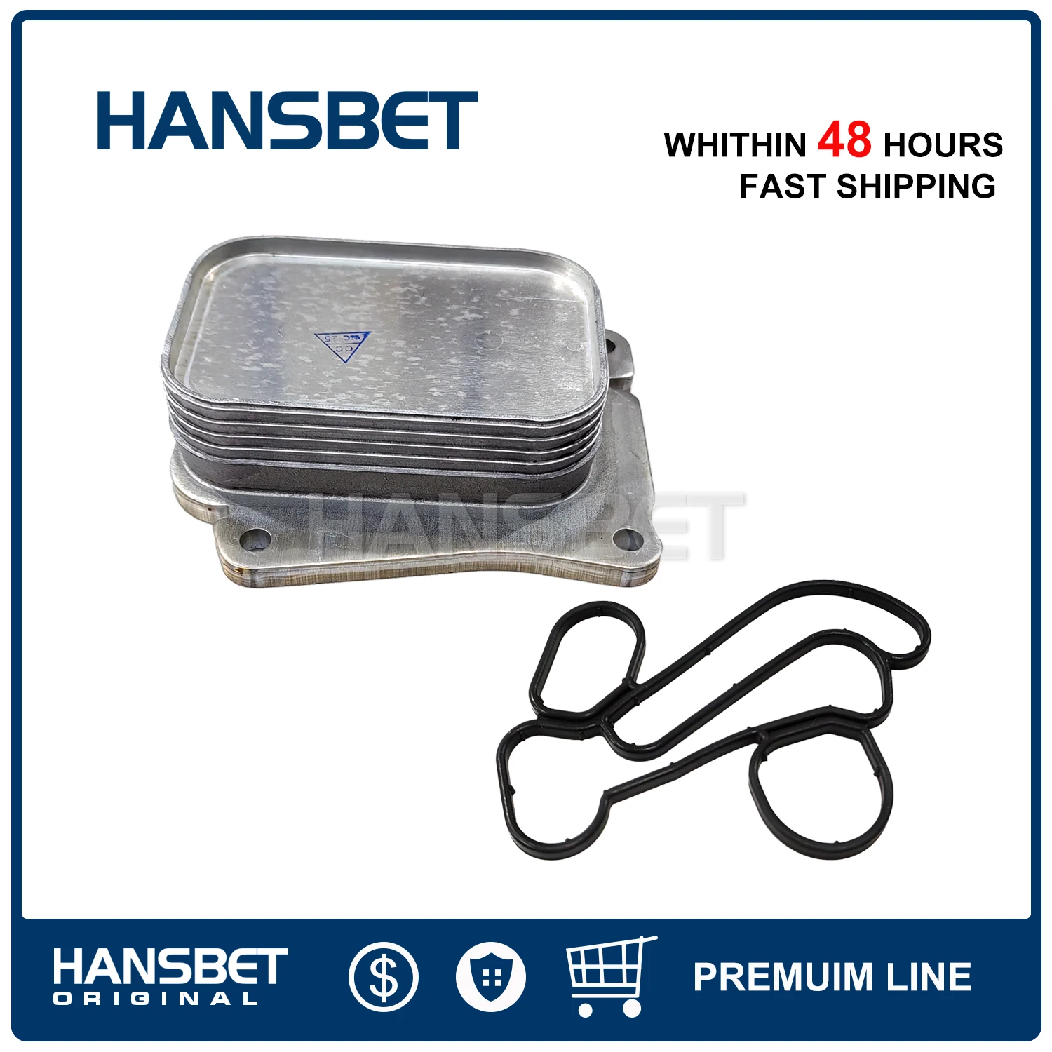 Engine Oil Cooler 2711880401 For Mercedes Benz Class C Clc Clk W203 W204 C200 C230 E200 SLK200 W211 W212 M271 SPRINTER HANSBET