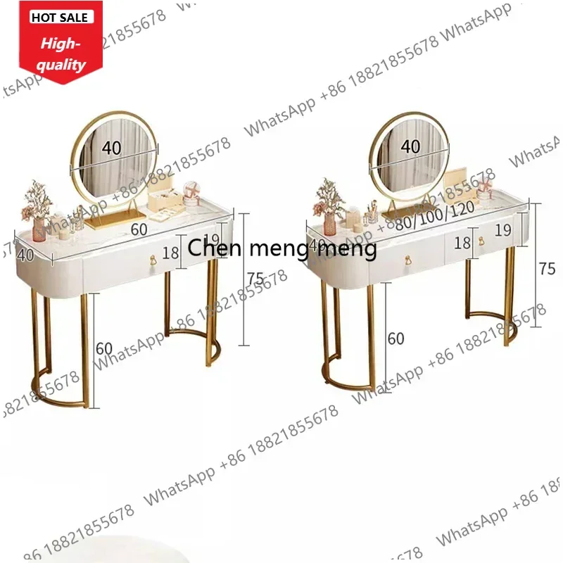 

C139 Стул Зеркало Туалетный столик Ящик Белый Туалетный столик для макияжа для спальни Женский светодиодный Penteadeiras De Maquiagem Мебель для комнаты