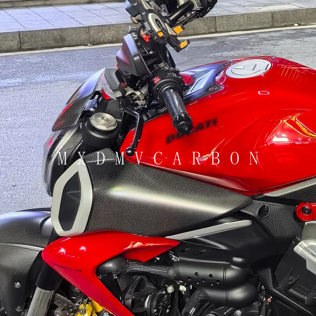 For Ducati Diavel V4 Diavel-V4 2026 2025 2024 2023 Motorcycle Parts 100% 3K Dry Carbon Fiber Body Side Panels Fairing Kits