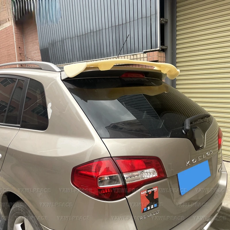 For Renault Koleos 2012-2020 Roof Spoiler High Quality ABS Plastic Hatchback Roof Rear Wing Body Kit Accessories