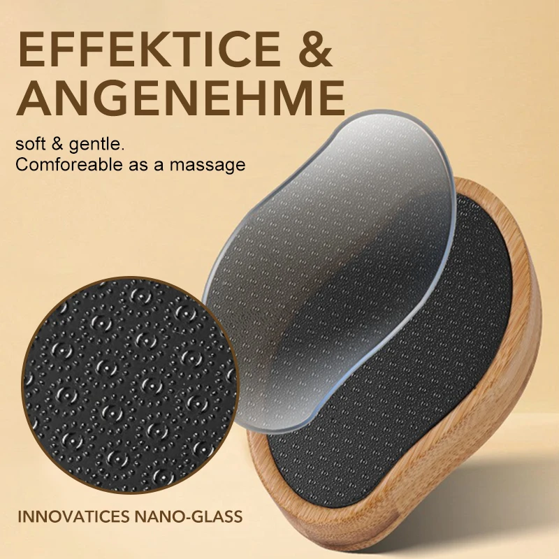 New Wood Nano Glass Foot File Grinder Dead Skin Removing Calluses Foot Heel Foot Rubbing Artifact Pumice Stone Pedicure