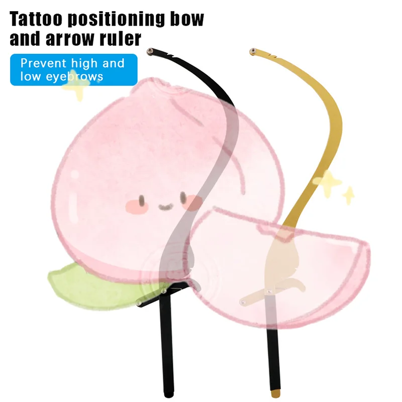 

Eyebrow Ruler Microblading Mapping Rope Pre Ink Tattoo For Mapping Permanent Makeup Bow And Arrow Line Measuring Eyeliner